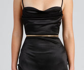Ceinture extensible en métal à spirale tendance